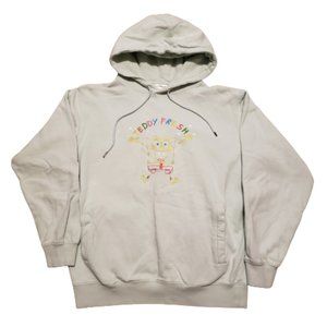 Teddy Fresh x Spongebob Squarepants Hoodie Women's Large L Blue Embroidered